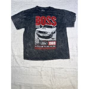 Vintege Ford Mustang BOSS 429 T-Shirt XL Black 1969 Classic Muscle Car Graphic